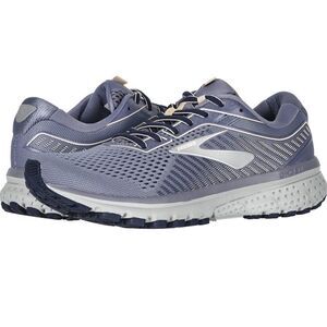 BROOKS GHOST 12 Grey Peach navy 9 US MEDIUM A12